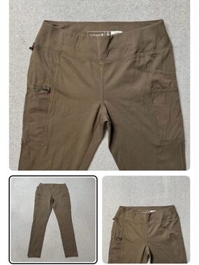 Carhartt Khaki Utility Leggings with Cargo Details